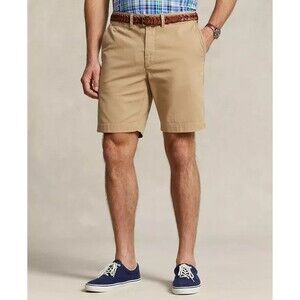 Polo Ralph Lauren Men's Big & Tall Classic-Fit 8" Chino Shorts Cafe Tan 48B